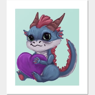 Dragon love Posters and Art